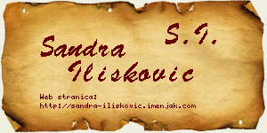 Sandra Ilišković vizit kartica